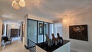 A charming approach to the upstairs area