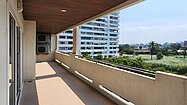 Pleny of quiet outdoor space