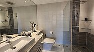 There are 3 main- and a maids-bathroom