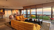 A cosy sofa-area