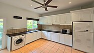 The generous Western kitchen.