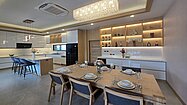 How inviting - The kitchen- and dining-area