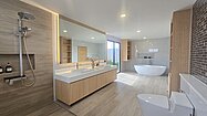Another angle of the master-bathroom