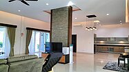 Another angle of the living-area
