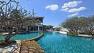 Communal pool and clubhouse