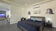The master bedroom