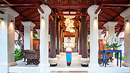 The lobby and reception-area