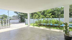 A carport for 2 cars