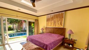 A generous bedroom with great views