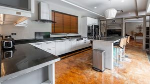 A lavish and comprehensively equipped kitchen