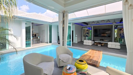 A tropical designer villa