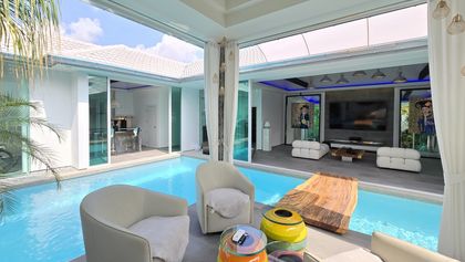 A tropical designer villa