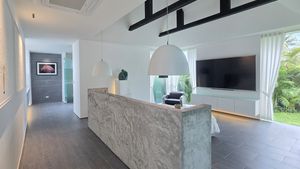 A view towards the master bathroom A view towards the master bathroom