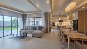 Across the dining- and living-space