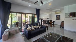 Across the living- and dining-area