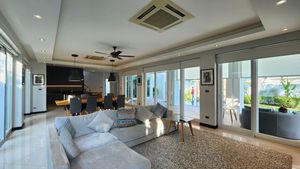 Across the living-area