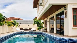 Alongside the generous pool