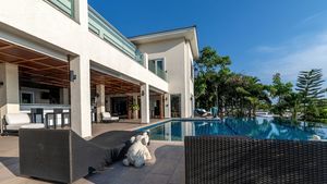 Alongside the terrace and deck area