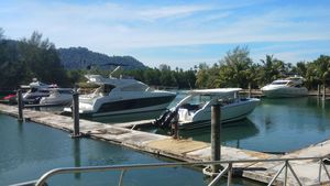 Also nearby, the Islands only Marina