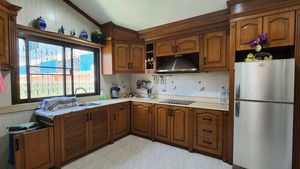 An impressive kitchen in a separate room