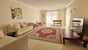 An upstairs lounge