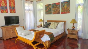 Another angle of the downstairs bedroom
