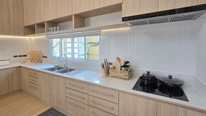 Another angle of the kitchen