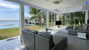Another angle of the living-area