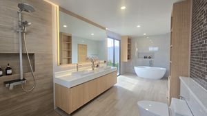 Another angle of the master-bathroom