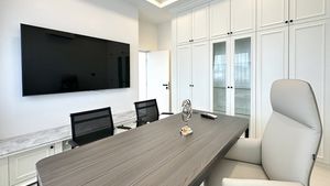 Another look at the 3rd bedroom that is fitted to be an office