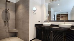 Clean and spacious - the bathrooms