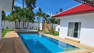 From the terrace across the pool