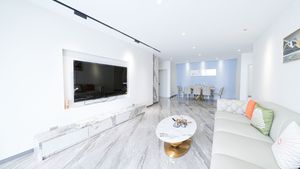 Movie nights in the living-area