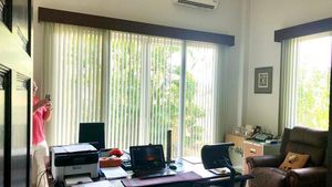 One bedroom currently serves as an office