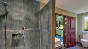 One of four bathrooms
