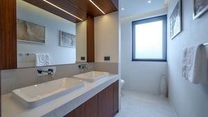One of four bathrooms