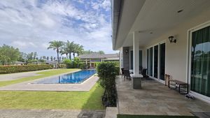 One of the shaded outdoor areas