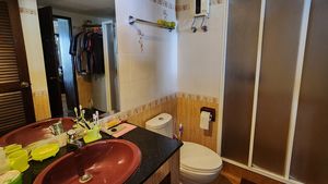 One of two bathrooms