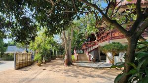 Passing the entrance gate