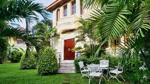 Romantic outdoor seating