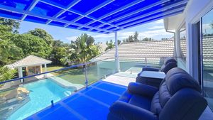 Some views on the L-shaped balcony