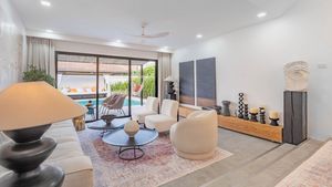 Spacious and chic - the living-area