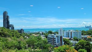 Standing at the living-rooms panoramic window