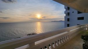 Sunset on the balcony - West-north-west view