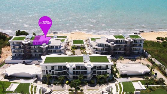 That is where this top-floor penthouse is located
