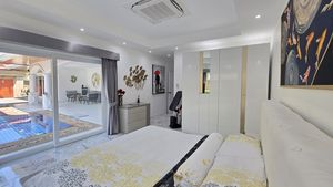 The 2nd bedroom is lavish as well