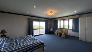 The bedrooms all have suite-size