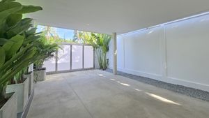 The carport easiely holds two cars