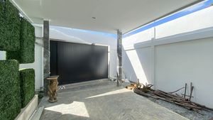 The carport with the automatic gate
