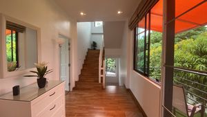The charming upstairs hallway